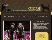 Tablet Screenshot of cashlanehounds.com